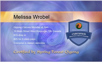 Melissa Wrobel's Qigong practice group featured in Qi-full Living Magazine