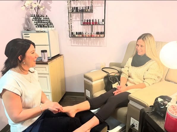 Registered Massage Therapist providing treatment at Wrobel Massage Therapy in Kingsville, Ontario